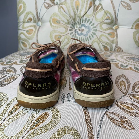 Sperry Women's Boat Shoes Angelfish Plaid 8.5 - Picture 3 of 4